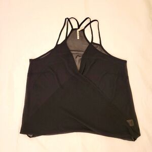 Live 4 Truth sheer black strappy tank size 1X